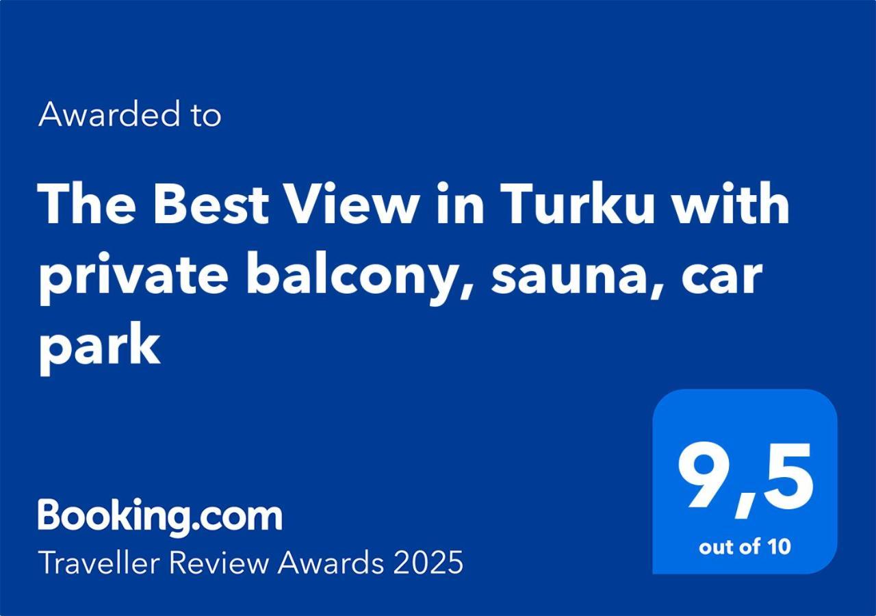 The Best View In Turku With Private Balcony, Sauna, Car Park Exterior foto